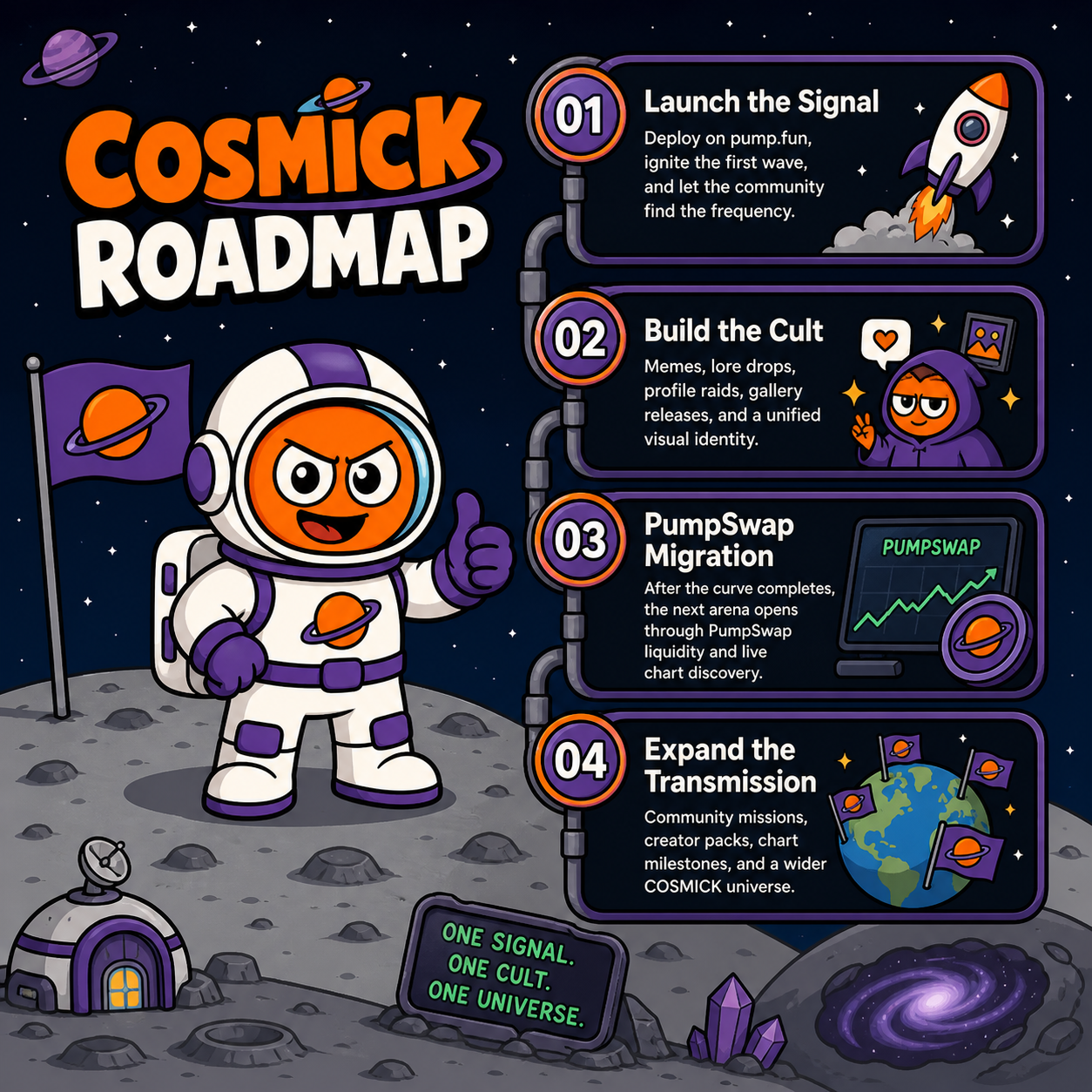 COSMICK roadmap artwork